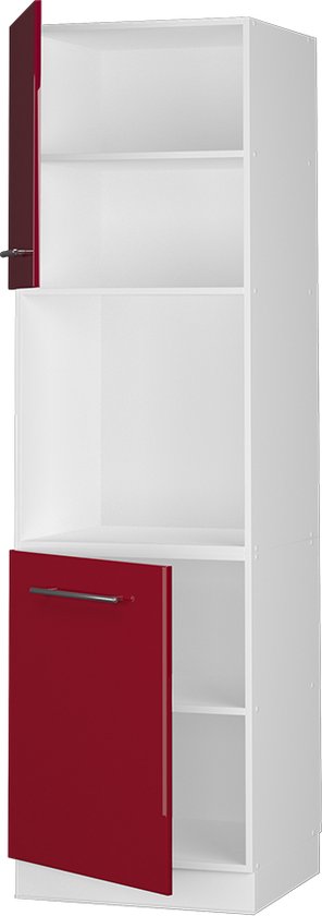 Fame-Line wandkast 80cm bordeaux/antraciet Fame-Line wandkast 80cm bordeaux/antraciet
