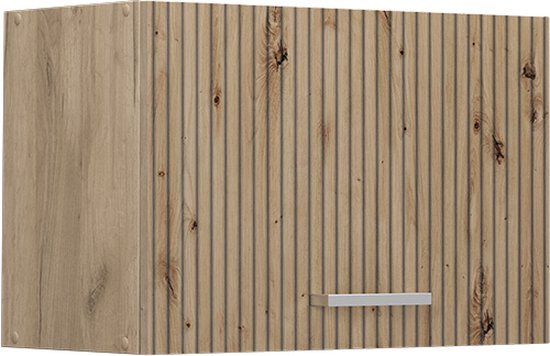 Vicco Glazen keukenkast R-Line, Zwart beton, 60 cm Vicco Glazen keukenkast R-Line, Zwart beton, 60 cm