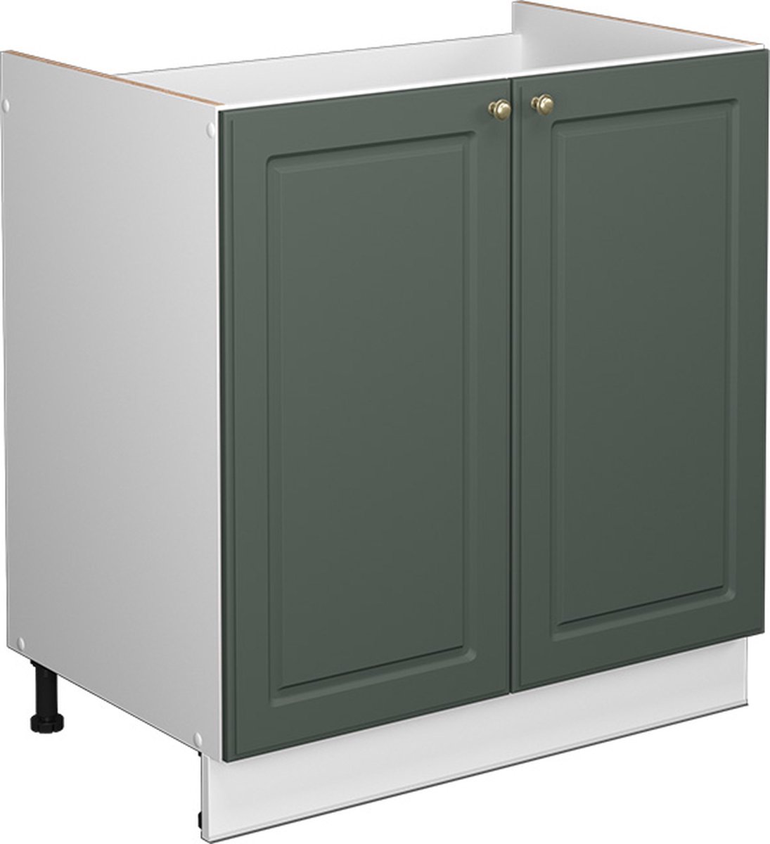 Vicco Fame-Line Wastafelkast – 80 cm zonder werkblad Groen-Goud Landhuis