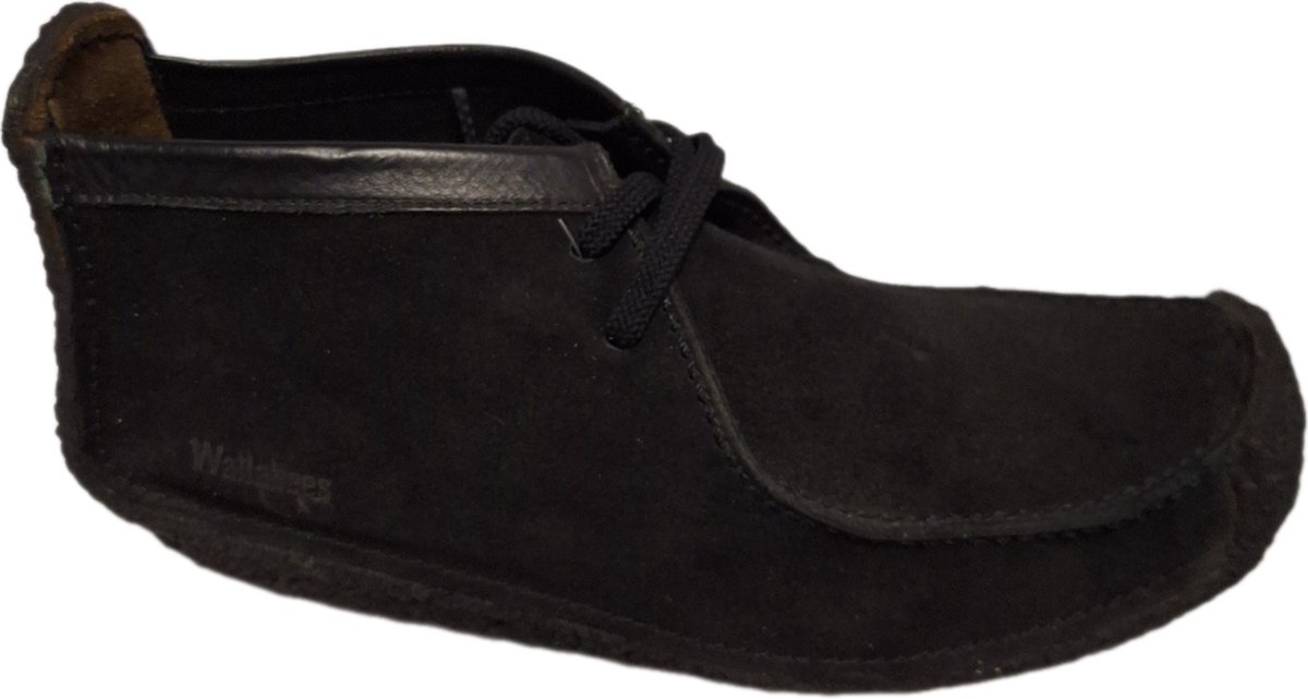 CLARKS WALLABEE BLACK SUEDE OMYX ZOOL SIZE 42.5 bol