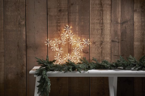 Figurine décorative Star Trading Flower Star Light 200 ampoule(s) LED