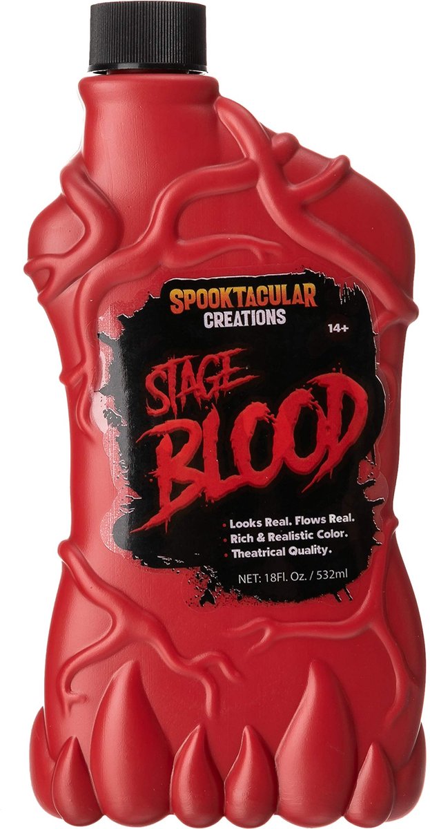 Nepbloed Fles 540ml - Realistisch Halloween Kostuum Make-up