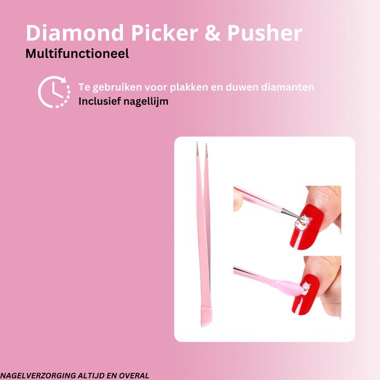 SHATY® Glue Nails Nail Art Set - Ongles à presser - Ongles artificiels - Faux Faux ongles - 240 Ongles en 24 couleurs - Lime à Limes à ongles grain 100/100, sélecteur et poussoir Diamond et Colle à ongles 10gr - Manuel (NL et ENG)