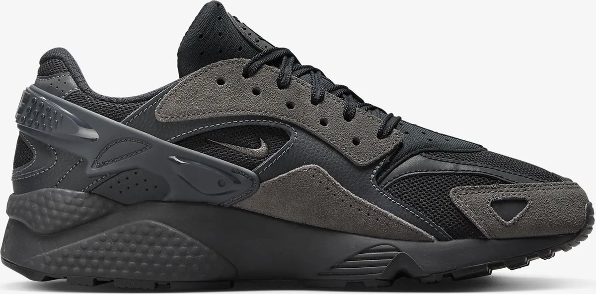 Nike Air Huarache Runner Sneakers Mannen Maat 45 Wit Lichtgrijs bol