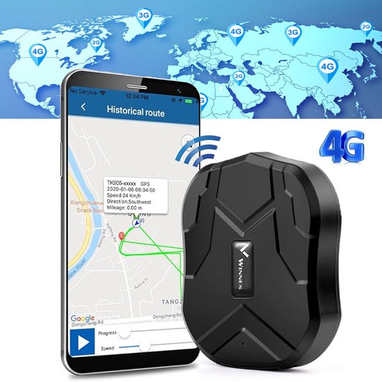 Foto: Zeerkeer gps tracker magneet gps tracker auto 4g 5000mah ip65 waterproof real time tracking 150 landen europa dekking slimme sensoren gelden voor alle voertuigen