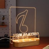 Nu aan het spelen: Vinylplatenstandaard, display, wandmontage, massief