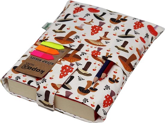 Book Cover Book Cover for Brochier Book Washable Waterproof Book Protection Lined Protective Case for Adult Tablet (Champigner XL