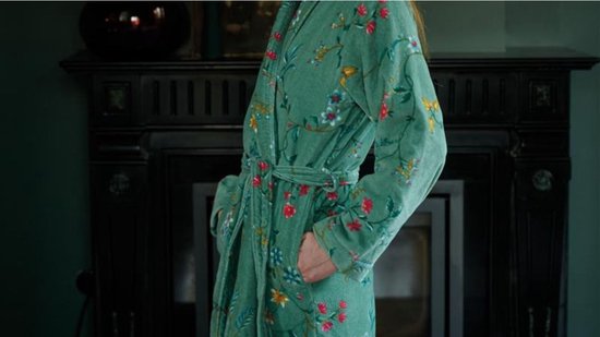 Pip Studio Les Fleurs Badjas - Groen