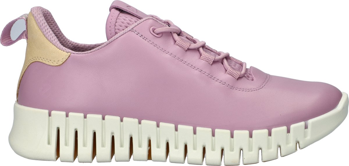 Ecco Gruuv dames sneaker - Wit roze