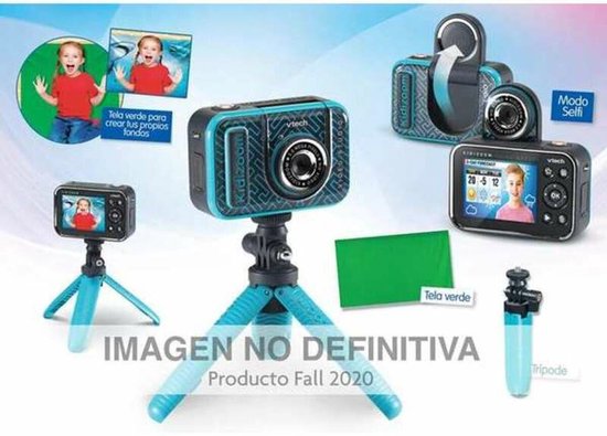 Vtech Vloggercam Kidizoom Blauw/zwart 5-delig