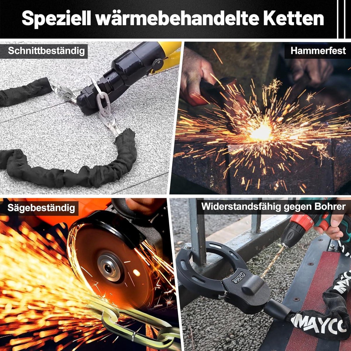 E-step-slot voor e-scooter - diefstalbeveiliging - handboeislot - hoge veiligheid - fietsslot - Segway Ninebot - Xiaomi - NIU - scooterslot – foto 5