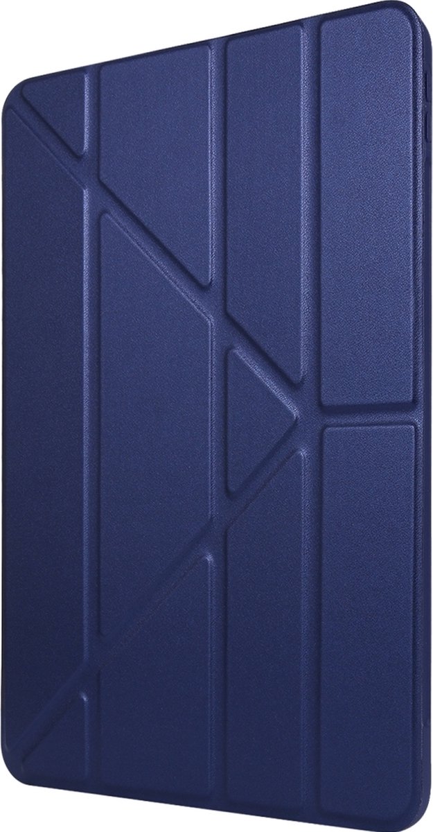Mobigear Tablethoes geschikt voor Apple iPad Pro 13 Inch (2024) Hoes | Mobigear Origami Bookcase - Donkerblauw