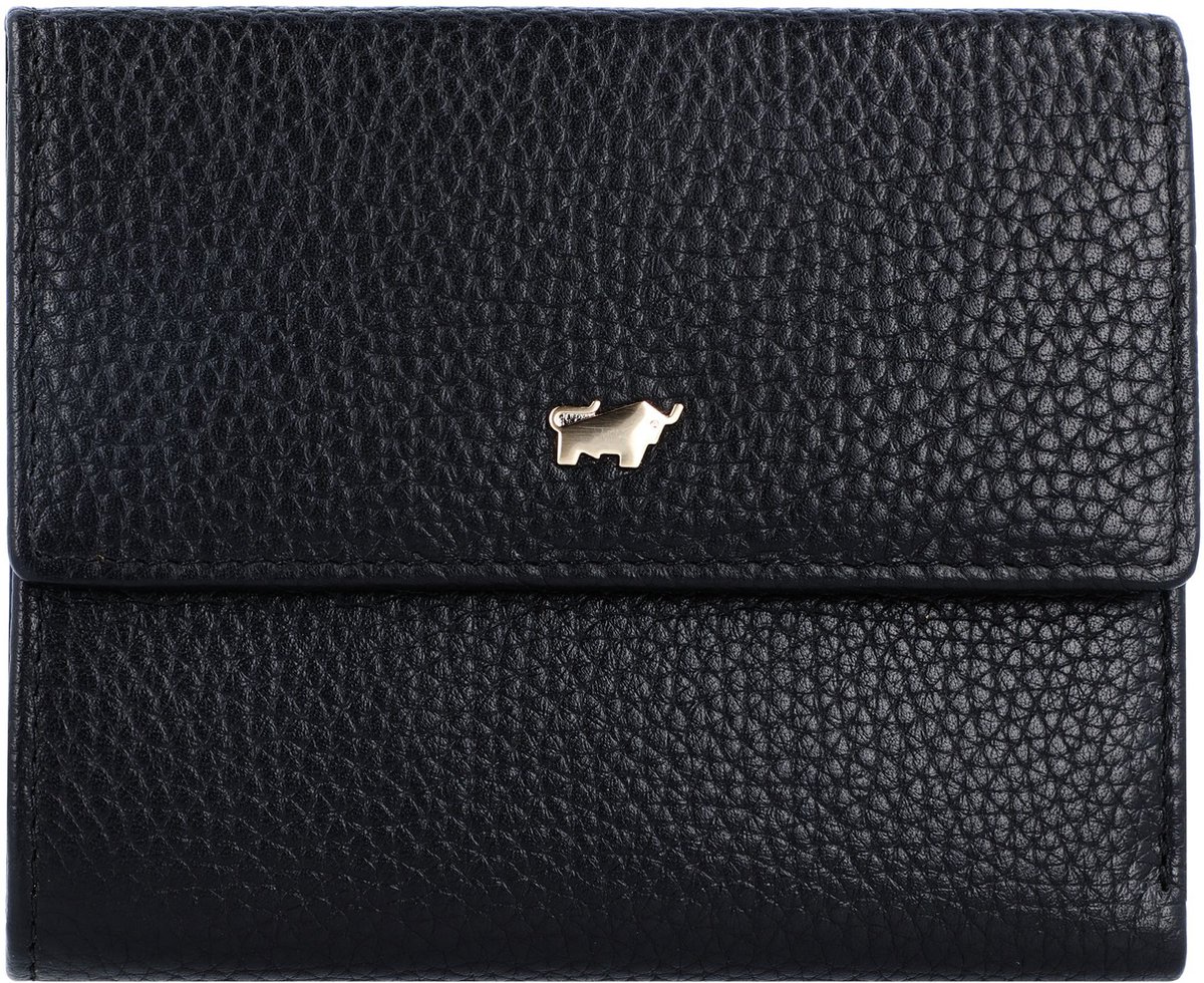Braun Büffel Asti Portemonnee RFID Leer 12 cm - Unisex - Horizontaal - schwarz