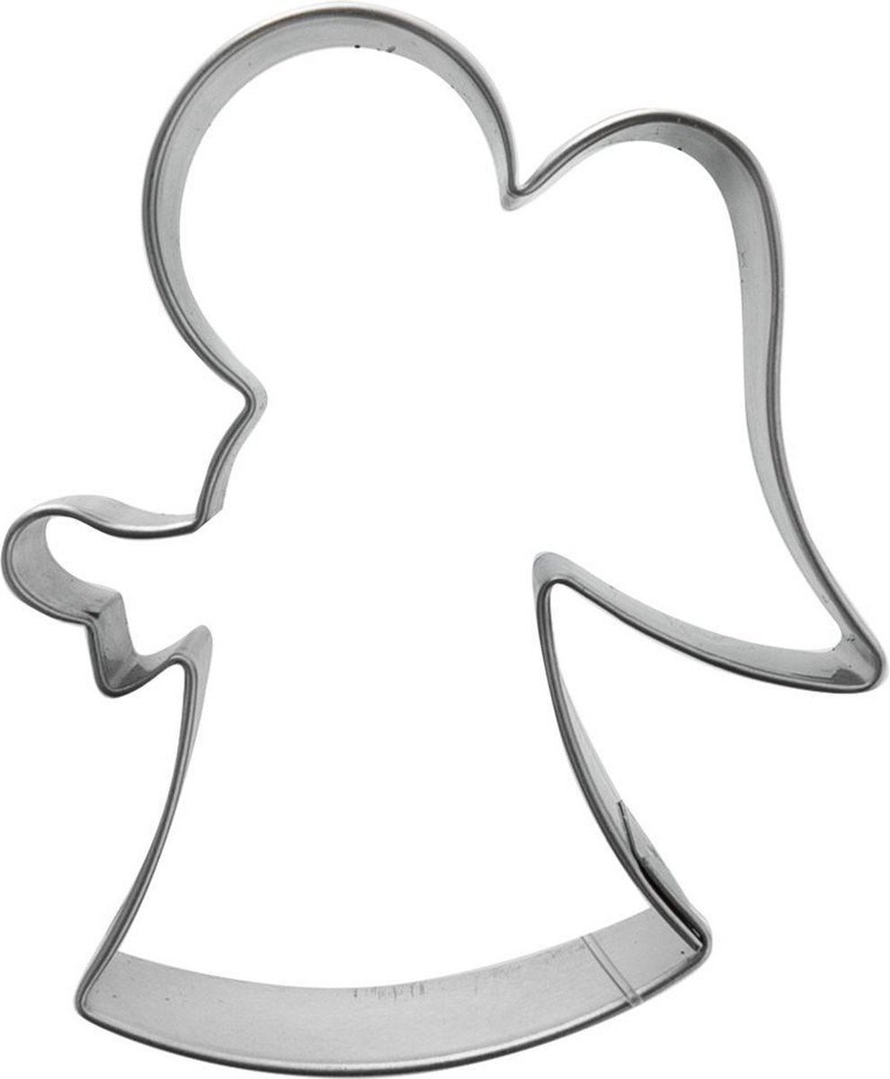 Koekjessnijder Edelstaal Engel 5,2 cm - Vormen - Uitsteekvorm - Cookie - Cutter - Uitsteekvormpjes - Koekjes - Bakken