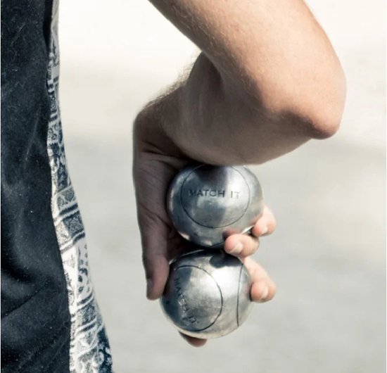 Jeu De Boules Obut Match – 3 Boules + Jack + Sac – Diamètre 72 Mm – Poids 680 G – Acier Carbone Finition Noire Satinée – Compétition