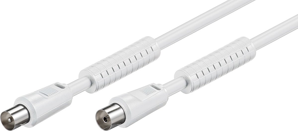 Goobay 50726 coax-kabel 7,5 meter Coaxiaal Wit