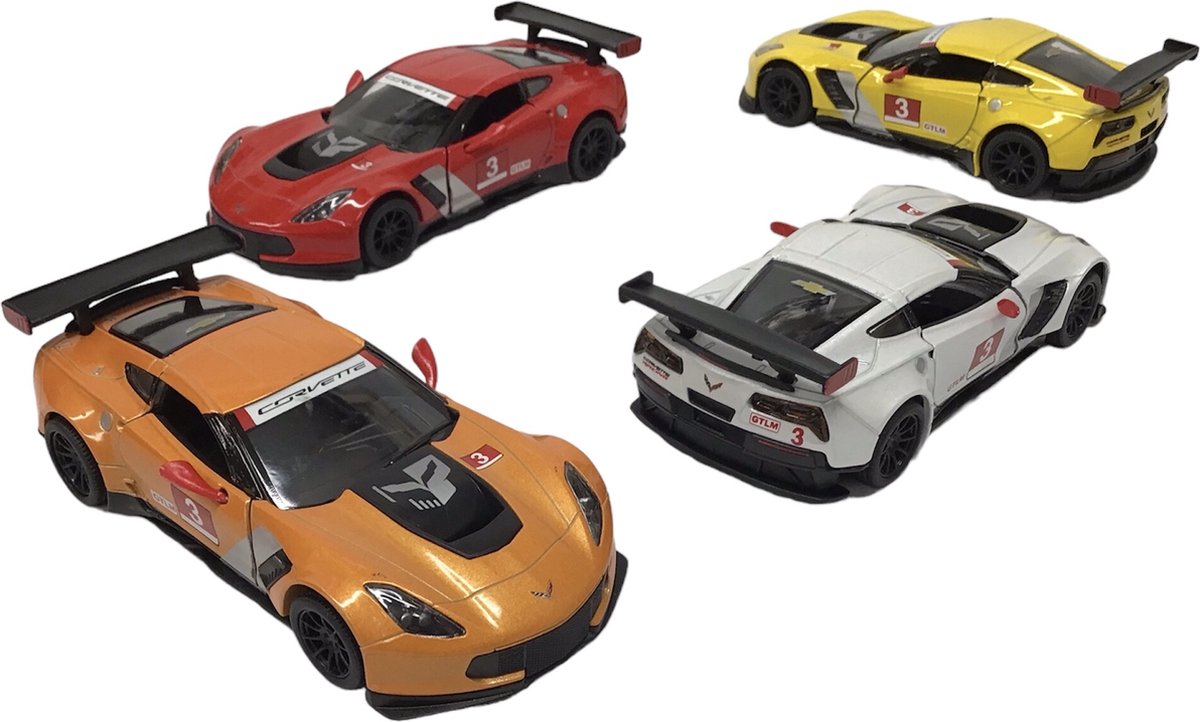 Kinsmart Chevrolet Corvette C7.R race car 2016. — Oranje