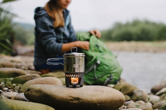 Esbit Outdoor Kooktoestel 585ml - Opbergtas - Aluminium/RVS — afbeelding 3
