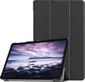Tri-Fold Book Case met Wake/Sleep - Geschikt voor Samsung Galaxy Tab A 10.5 Hoesje - Zwart