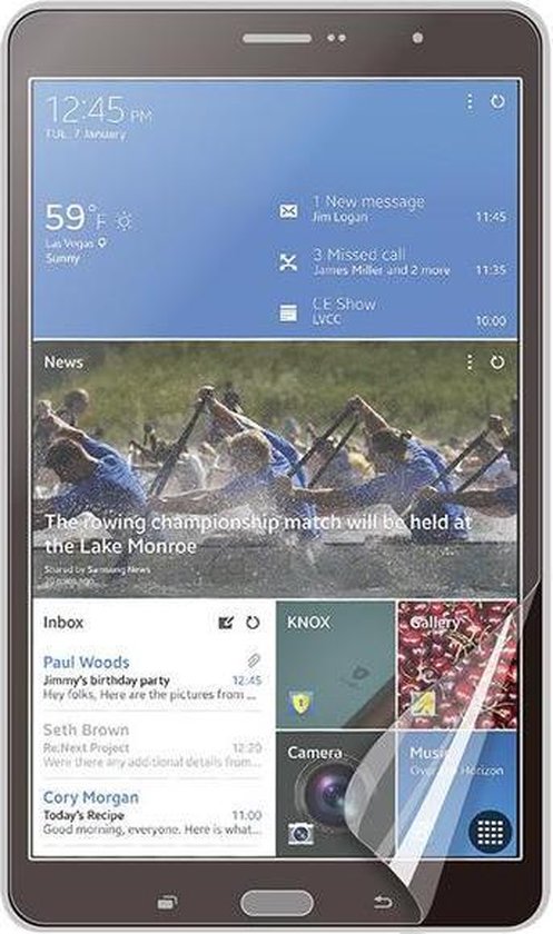 muvit Samsung Galaxy Tab 4 7 inch screenprotector Glossy