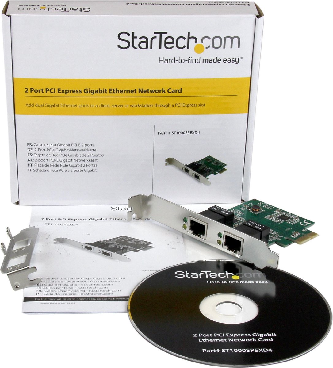 StarTech 1 Port PCI Express 10/100/1000 Gigabit Ethernet Network Adapter  Card au meilleur prix sur