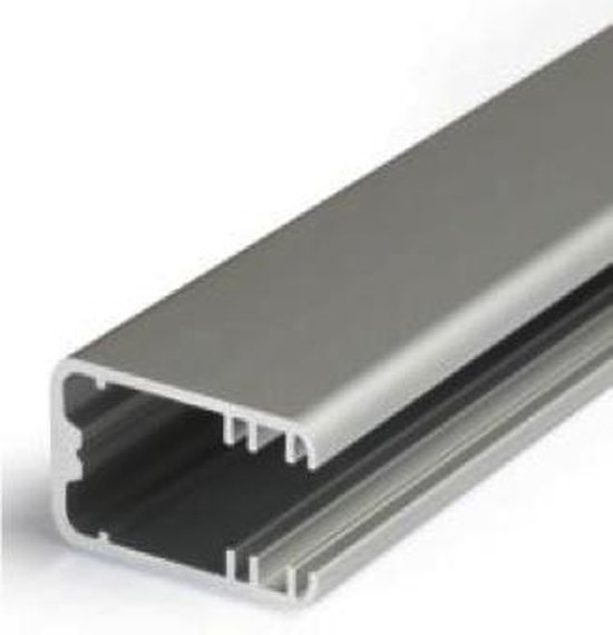 LED strip glasplaat profiel 2 x 1 meter - Aluminium | bol.com