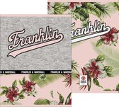 Schrift Franklin and Marshall Girls A5 gelijnd: 3-pack