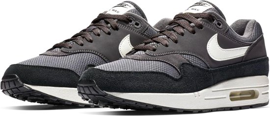 Nike Air Max 1 Sneakers - Maat 43 - Mannen - zwart/grijs/wit | bol