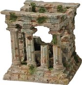 Romeinse tempel grijs 15x15 cm