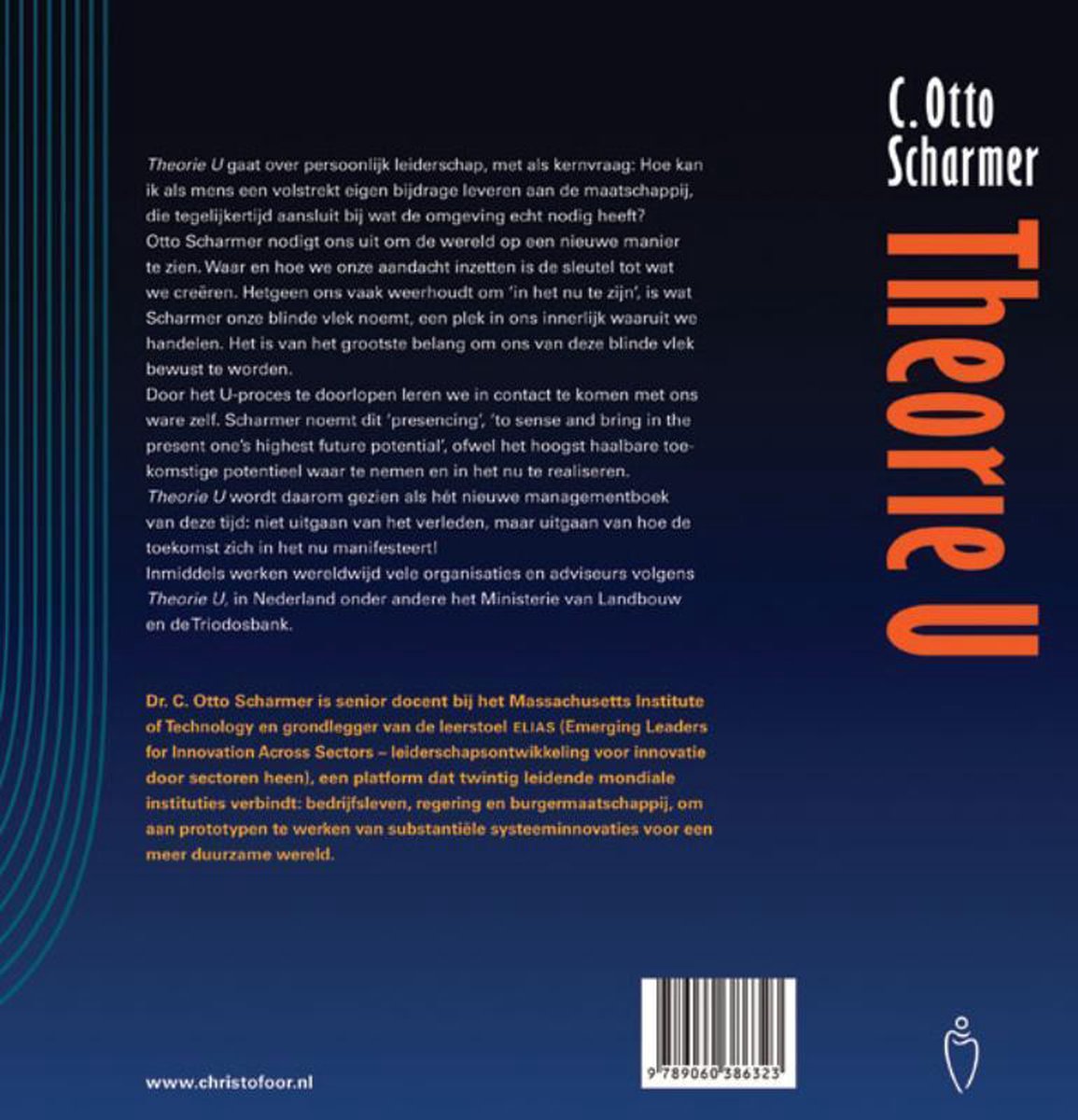 Theorie U - back cover