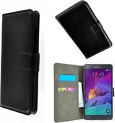 Samsung Galaxy Note 4 Wallet Bookcase hoesje Zwart