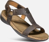 Keen Ana Kaci t-strap sandaal dark earth - Schoenmaat US 8,0