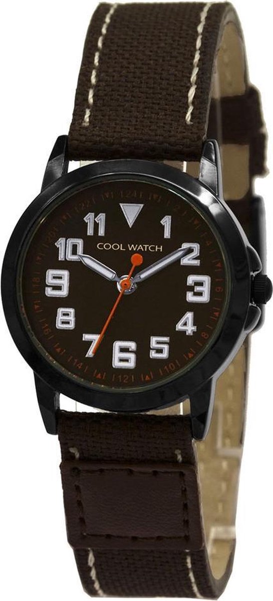 Coolwatch CW.247 Jongens Horloge Canvas Jort Brown