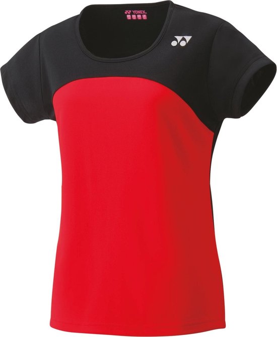 Yonex Sportshirt Dames Rood/zwart Maat L | bol.com