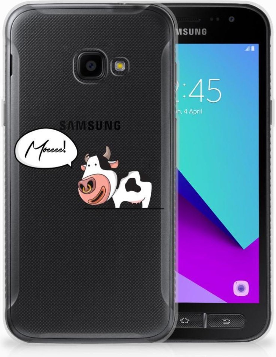 Samsung Galaxy Xcover 4 | Xcover 4s Telefoonhoesje met Naam Cheeky Cow
