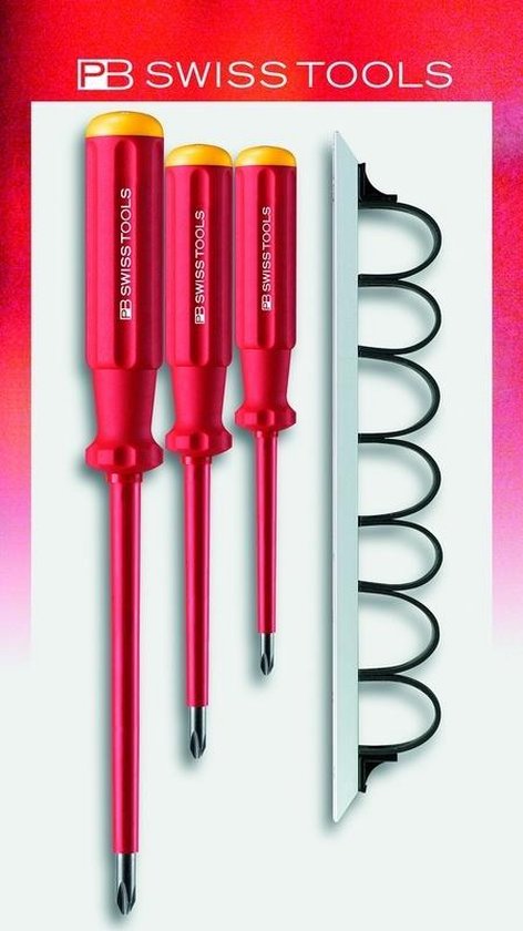 PB Swiss Tools schroevendraaierset SL VDE met wandhouder - PB5562.CN |  bol.com