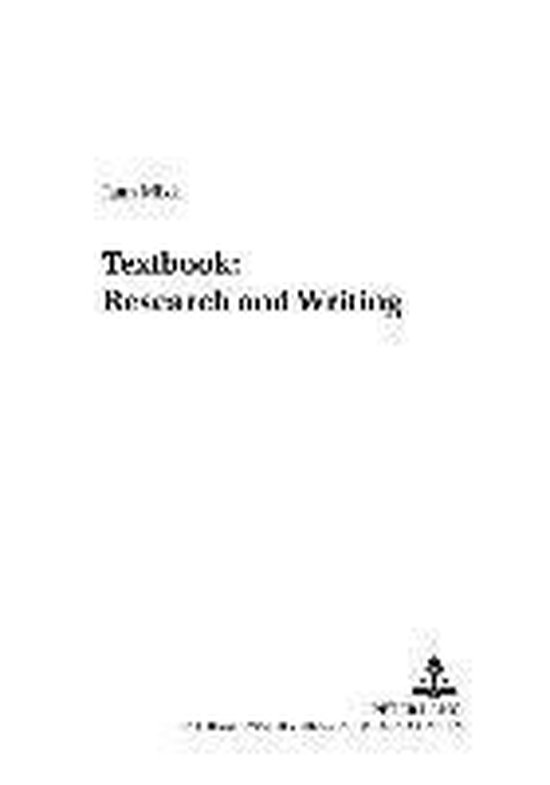 Textbook: Research and Writing - cover
