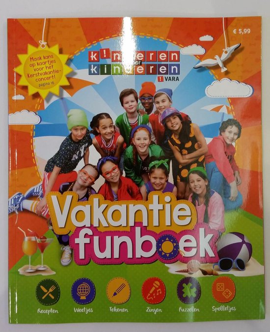 Vakantieboek Kinderen voor Kinderen 2016 Funboek, voor Kinderen |... bol.com