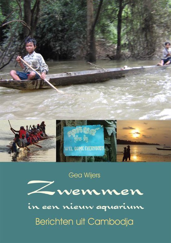 Cover van het boek 'Zwemmen in een nieuw aquarium' van Gea Wijers