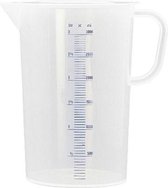 Emga Maatbeker - met Maatverdeling - 2 Liter - Kunststof