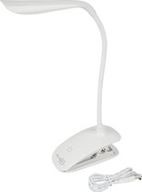 Bo-Camp - Lamp met klem - Touch - Oplaadbaar - 55 Lumen