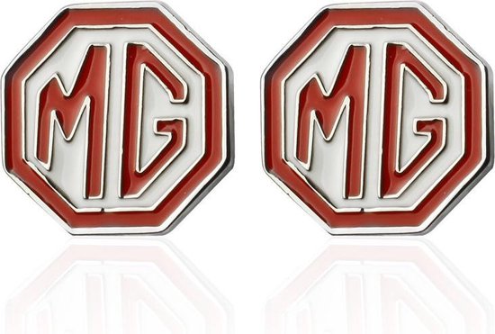 Montebello Manchetknopen MG - 316L Staal - Auto Logo - ∅16mm