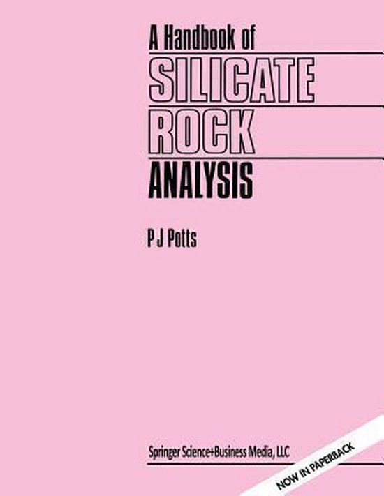 A Handbook of Silicate Rock Analysis - cover