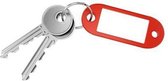Sleutelhanger met ring / naamplaatjes - 12 stuks
