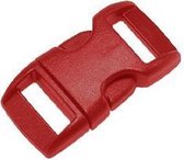 Paracord buckle / sluiting - Ruby Red #31 (3 stks)