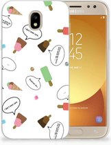 Geschikt voor Samsung Galaxy J5 2017 TPU Hoesje Design IJsjes