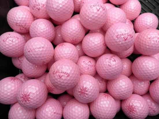 kleur Vertrouwelijk Extractie Golfballen gebruikt/lakeballs Callaway Pink/roze Solaire AAA/AAAA Klasse 50  stuks. | bol.com