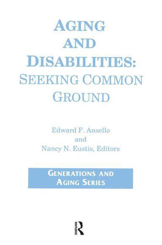 Generations and Aging - Aging and Disabilities - cover