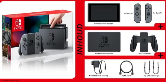 Nintendo Switch Console - Grijs | bol.com