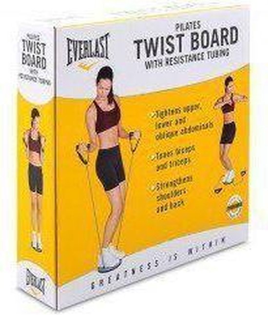 Everlast Pilates twistboard met elastieken
